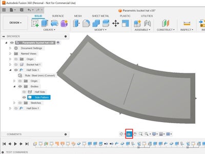 Updating the Pattern and Printing