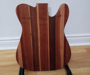 Guitar Shaped Cutting Board