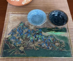 Cloisonné Tea Tray