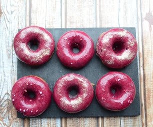 Sweet Potato and Blueberry Doughnut (Baked, Not Fried)