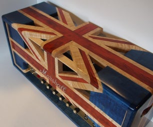 Marshall Union Jack Guitar Amplifier Headshell