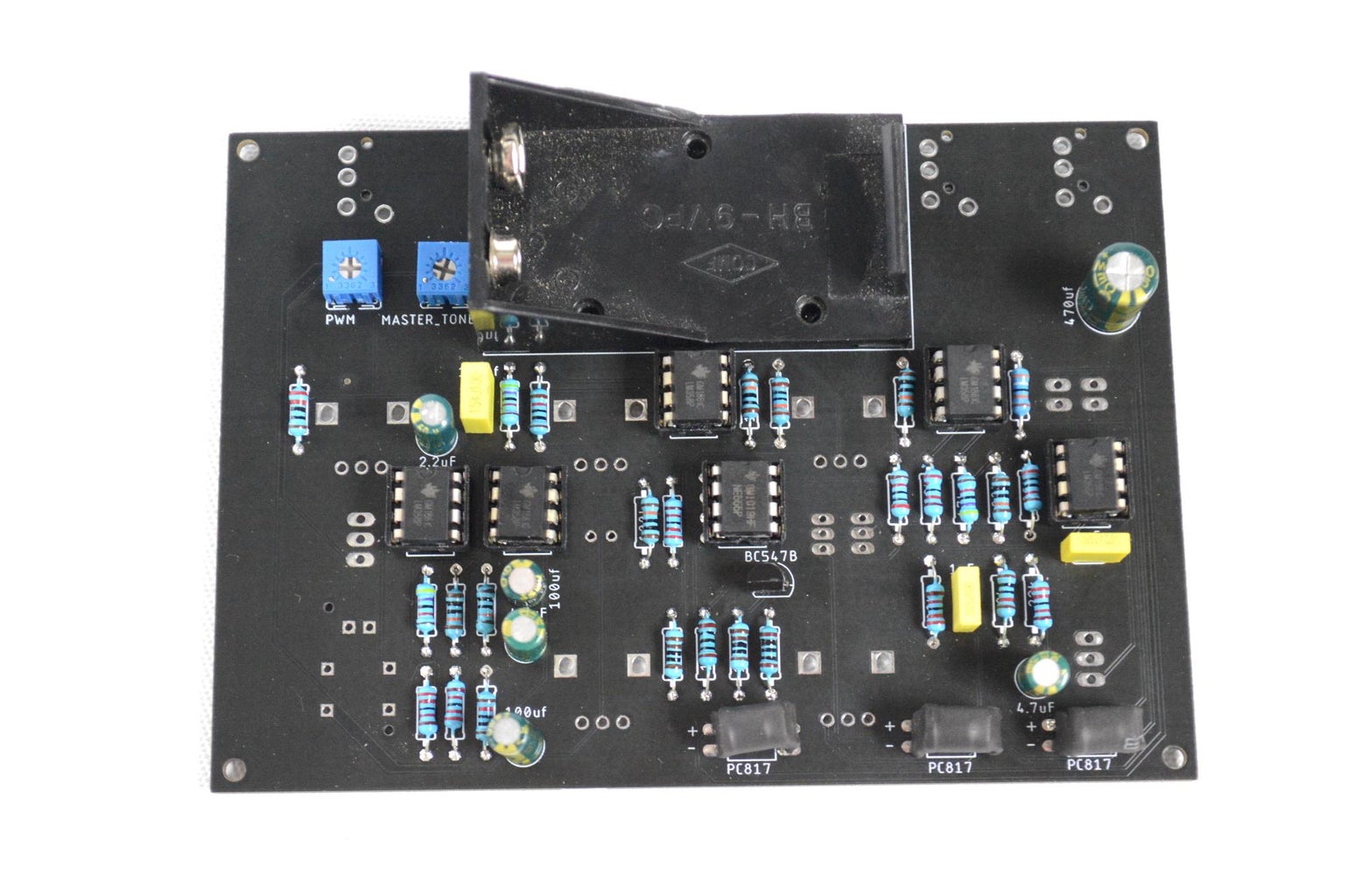 Adding the Vactrols & the Rest of the Components