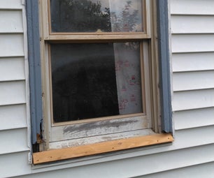 Simple Cedar Window Trim