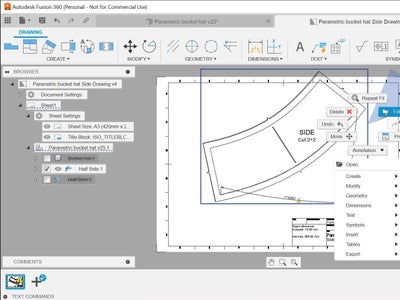 Updating the Pattern and Printing