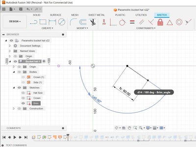 Creating a Parametric Hat Model From Scratch