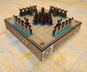 Laser Cut Viking Chess