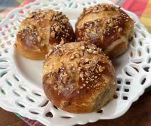 Peanut Butter Pretzel Rolls