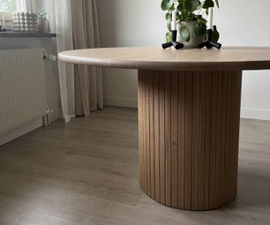 Circular Table Re-Design (Three to Single Leg)