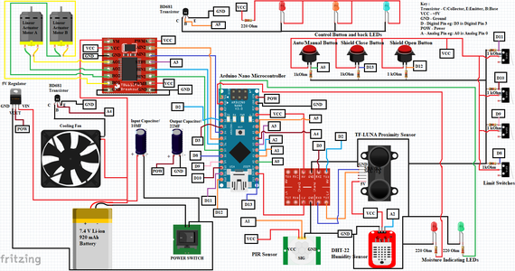 Component Wiring of Prototype II