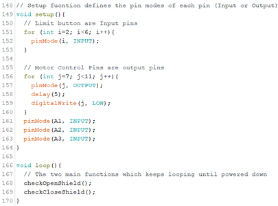 Programming and Component Interface of Prototype I