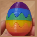 Rainbow Easter Egg