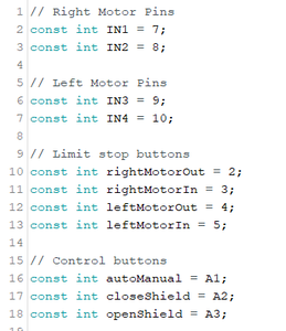 Programming and Component Interface of Prototype I