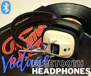 Make Your Own Wireless Bluetooth Vintage Headphones!